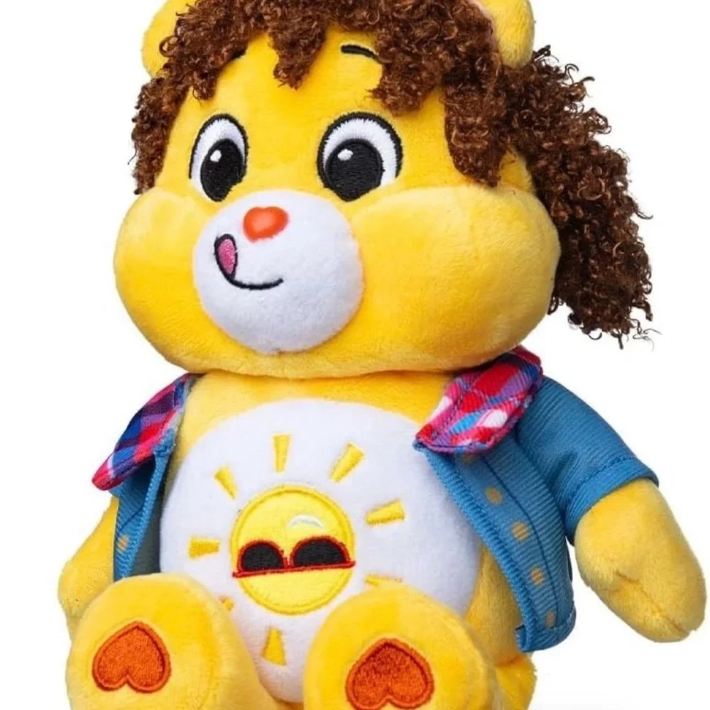 Care‎ Bears x Stranger Things Fun Size Plush - Funshine Bear as Dustin NEW